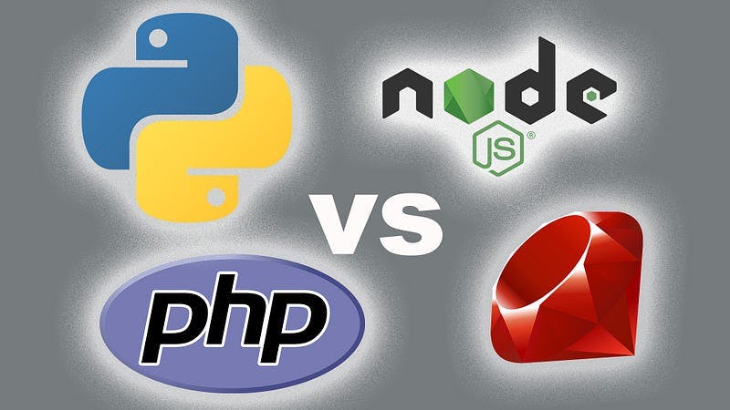 PHP vs NodeJS vs Python vs Ruby - Que disent les Statistiques ?