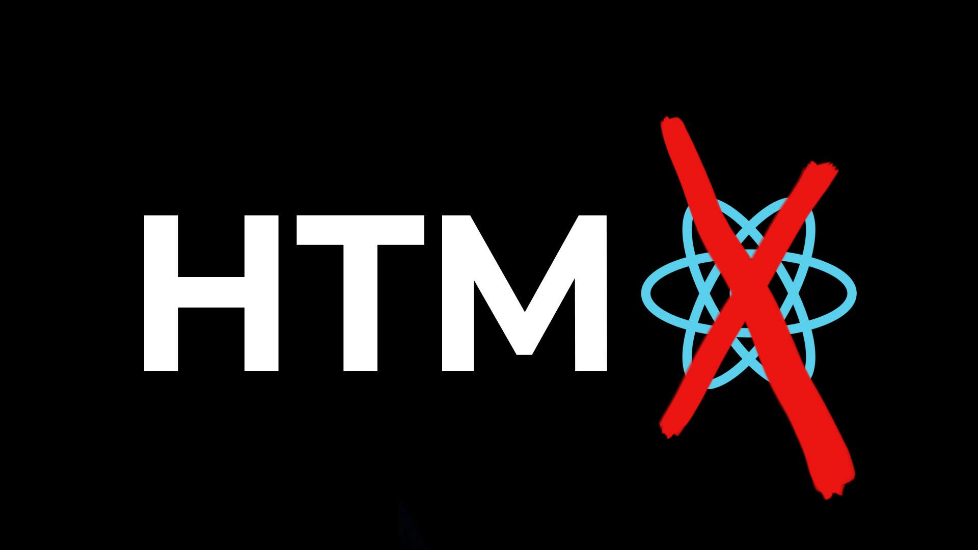 HTMX, l’anti-thèse des framework JavaScript (vs React)